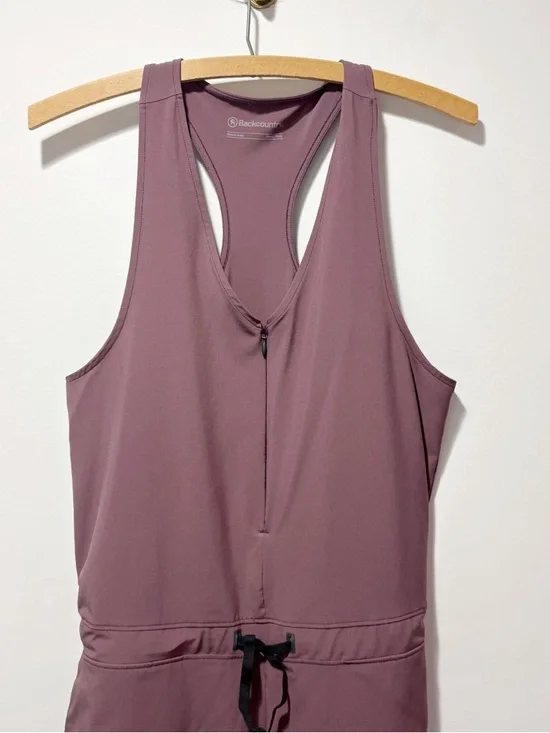 Backcountry On The Go Light Jumpsuit Boilersuit Size Small Huckleberry Mauve - Picture 4 of 16